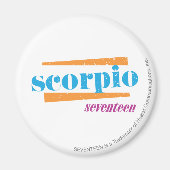 蠍座 マグネット (正面)