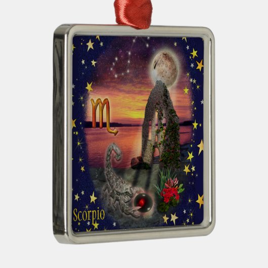 蠍座 メタルオーナメント (右)