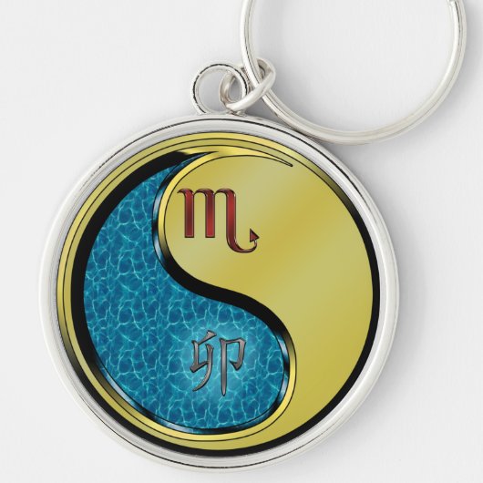 蠍座&メタルラビット キーホルダー (正面)