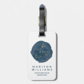 蠍座 ラゲッジタグ (裏面縦)