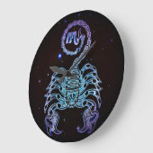 蠍座 ラージ壁時計 (傾斜)