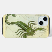 蠍座、ヴィンテージコンステレーションウラニア鏡 Case-Mate iPhoneケース (裏面 (横))