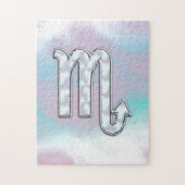 蠍座〔占星術の〕十二宮図のシンボル真珠デコールの母 ジグソーパズル (縦)