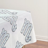 蠍座〔占星術の〕十二宮図インマザーオブパールスタイル テーブルクロス (インサイチュ)