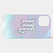 蠍座〔占星術の〕十二宮図インマザーオブパールスタイル Case-Mate iPhoneケース (裏面 (横))