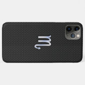 蠍座〔占星術の〕十二宮図クロムサインブラックスネークスキン Case-Mate iPhoneケース (裏面(横))