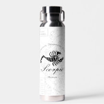 蠍座〔占星術の〕十二宮図サインアストロロジー名前をカスタムするホワイト