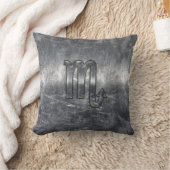 蠍座〔占星術の〕十二宮図サインイ動揺してンスチールデコール クッション (ブランケット)