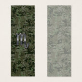 蠍座〔占星術の〕十二宮図サインウッドランドデジタル迷彩柄 (正面&裏面)