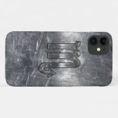 蠍座〔占星術の〕十二宮図サイン動揺して工業スタイル Case-Mate iPhoneケース (裏面(横))