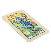 蠍座〔占星術の〕十二宮図サイン抽象芸術アートヴィンテージ マグネット (右側)