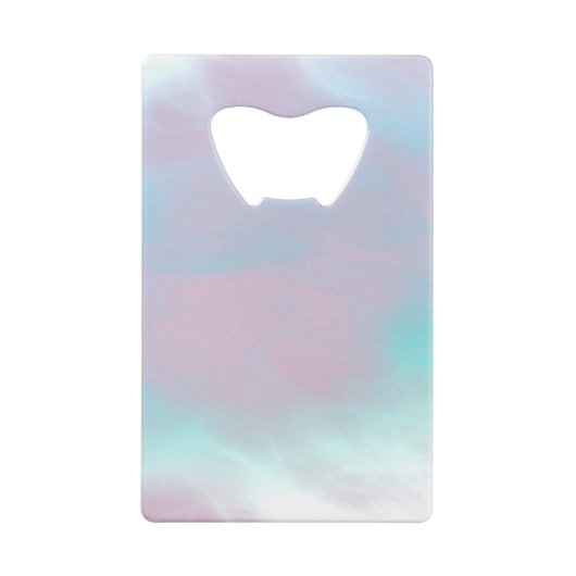 蠍座〔占星術の〕十二宮図シンボルのマザーオブパールスタイル クレジットカード栓抜き (裏面)