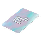 蠍座〔占星術の〕十二宮図シンボルのマザーオブパールスタイル マグネット (左側)