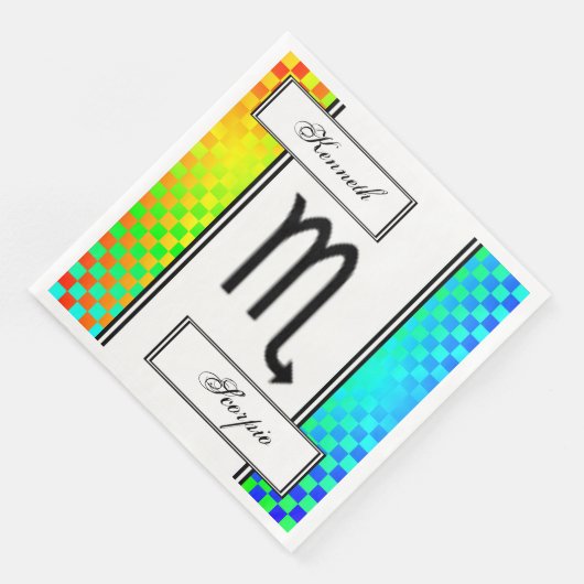 蠍座〔占星術の〕十二宮図シンボル標準by Kenneth Yoncich (コーナー)