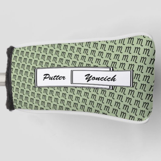 蠍座〔占星術の〕十二宮図シンボル標準by Kenneth Yoncich ゴルフヘッドカバー (正面)