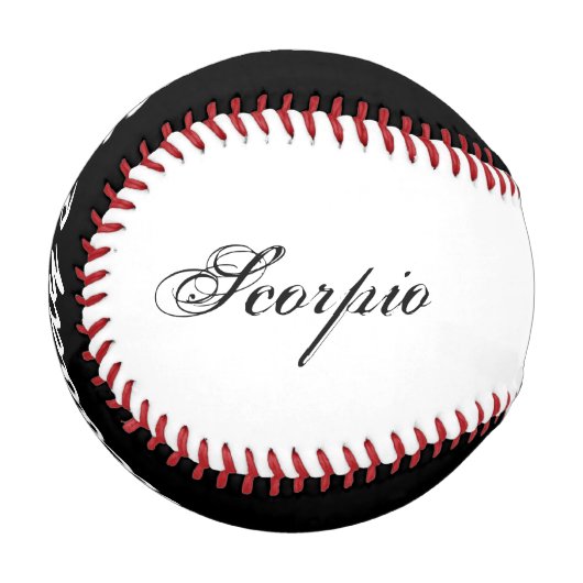 蠍座〔占星術の〕十二宮図シンボル標準by Kenneth Yoncich 野球ボール (正面左)