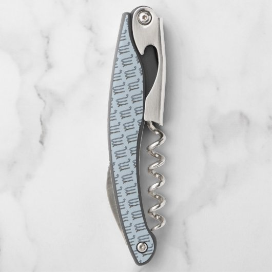 蠍座〔占星術の〕十二宮図シンボル要素byケネス・ヨンチッチ ソムリエナイフ (裏面)