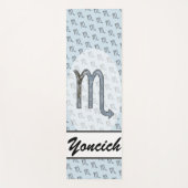 蠍座〔占星術の〕十二宮図シンボル要素byケネス・ヨンチッチ ヨガマット (正面)