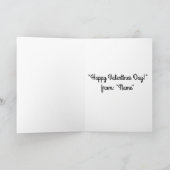 蠍座〔占星術の〕十二宮図ヴァレンティパーソナライズされたンカード カード (内部)