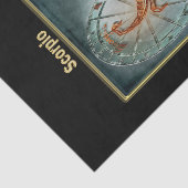 蠍座〔占星術の〕十二宮図占星術デザイン占星術 薄葉紙 (詳細)