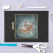 蠍座〔占星術の〕十二宮図占星術デザイン占星術 薄葉紙 (クラフト)