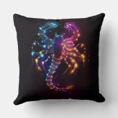 蠍座〔占星術の〕十二宮図天体デザイン装飾用クッション クッション (裏面)