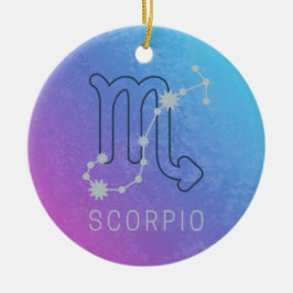 蠍座〔占星術の〕十二宮図星印占星術星座 セラミックオーナメント