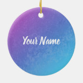 蠍座〔占星術の〕十二宮図星印占星術星座 セラミックオーナメント (裏面)