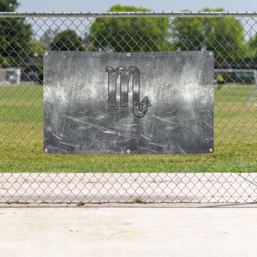 蠍座〔占星術の〕十二宮図標識産業動揺してスタイル 横断幕 (インサイチュ)