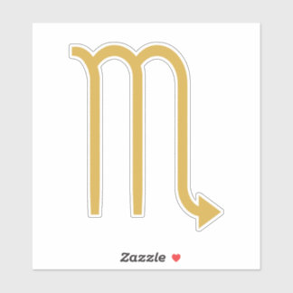 蠍座〔占星術の〕十二宮図標識 シール