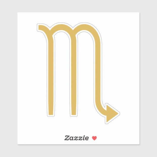 蠍座〔占星術の〕十二宮図標識 シール (シート)