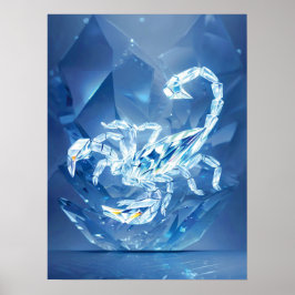 蠍座〔占星術の〕十二宮図標識 ポスター