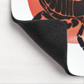 蠍座〔占星術の〕十二宮図標識 マウスパッド (コーナー)