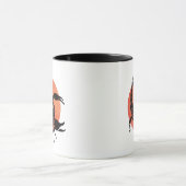 蠍座〔占星術の〕十二宮図標識 マグカップ (中央)
