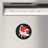 蠍座〔占星術の〕十二宮図標識 マグネット (インサイチュ (食洗機))