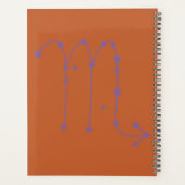 蠍座〔占星術の〕十二宮図署名カレンダープランナー プランナー手帳 (裏面)