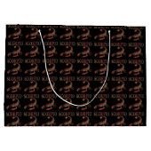 蠍座〔占星術の〕十二宮図記号 ラージペーパーバッグ (裏面)