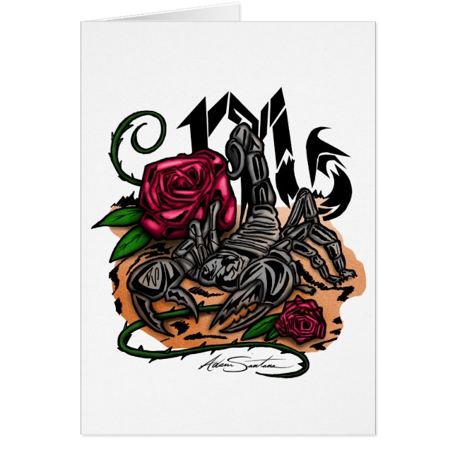 蠍座-〔占星術の〕十二宮図 (正面)