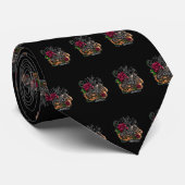 蠍座-〔占星術の〕十二宮図 ネクタイ (ロール)