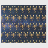 蠍座〔占星術の〕十二宮図 ラッピングペーパー (フラット)