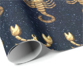 蠍座〔占星術の〕十二宮図 ラッピングペーパー (ロールコーナー)