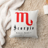 蠍座,占星術,〔占星術の〕十二宮図，占星術 クッション (ブランケット)