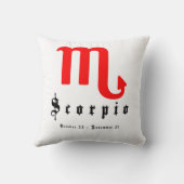 蠍座,占星術,〔占星術の〕十二宮図，占星術 クッション (裏面)