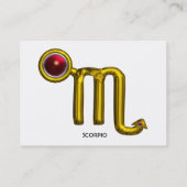 蠍座 名刺 (裏面)