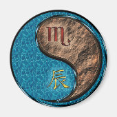 蠍座 & 土の龍年 マグネット (正面)