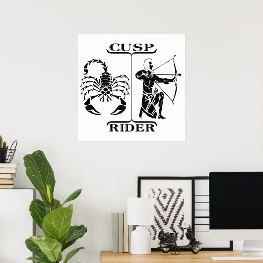 蠍座/射手座 ポスター (ホームオフィス)