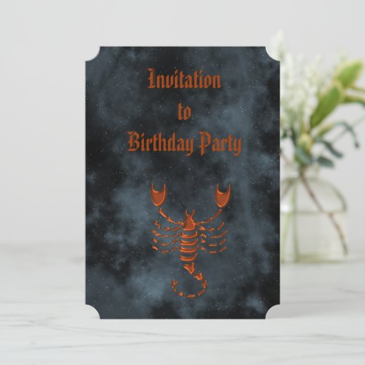 蠍座 招待状 (スタンド正面)