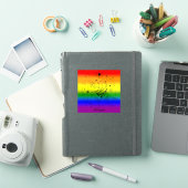 蠍座 星座 LGBTQ プライド レインボー 占星術 デザイン シール (iPadカバー)