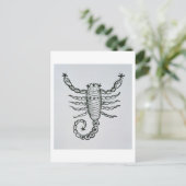 蠍座(蠍) 「Pからのイラストレーション ポストカード (スタンド正面)