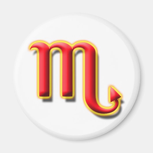 蠍座#1磁石 マグネット (正面)